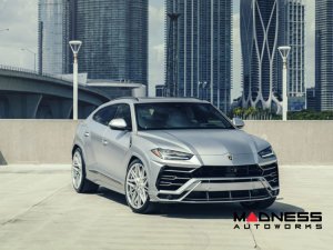Lamborghini Urus Custom Wheels - HF-7 by Vossen - Polished Silver Lamborghini Urus Custom Wheels - HF-7 by Vossen - Polished Silver